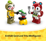LEGO Animal Crossing Gerd's Caravan & Garden Role Play Set Hračka do auta pro děti 7leté dívky a chlapce Dárková videohra Hračka s figurkami zvířat 77054 Stavebnice Besuche den LEGO-Store