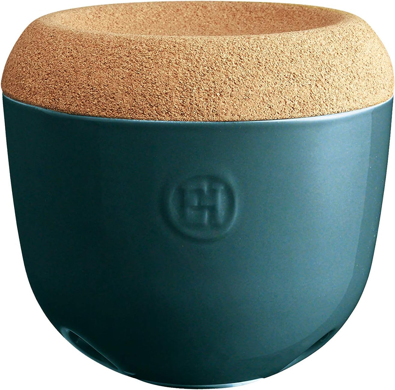 EH348763 Hrnec na česnek, keramika, 14,6 x 14,6 x 13,4 cm, keramika, Grand Cru, 14,6 x 14,6 x 13,4 cm Dózy na potraviny Naty Shop Blue flame