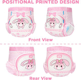 Pleny s potiskem pro dospělé 5500-5800 ml, 10 kusů - Baby Usagi (XL)