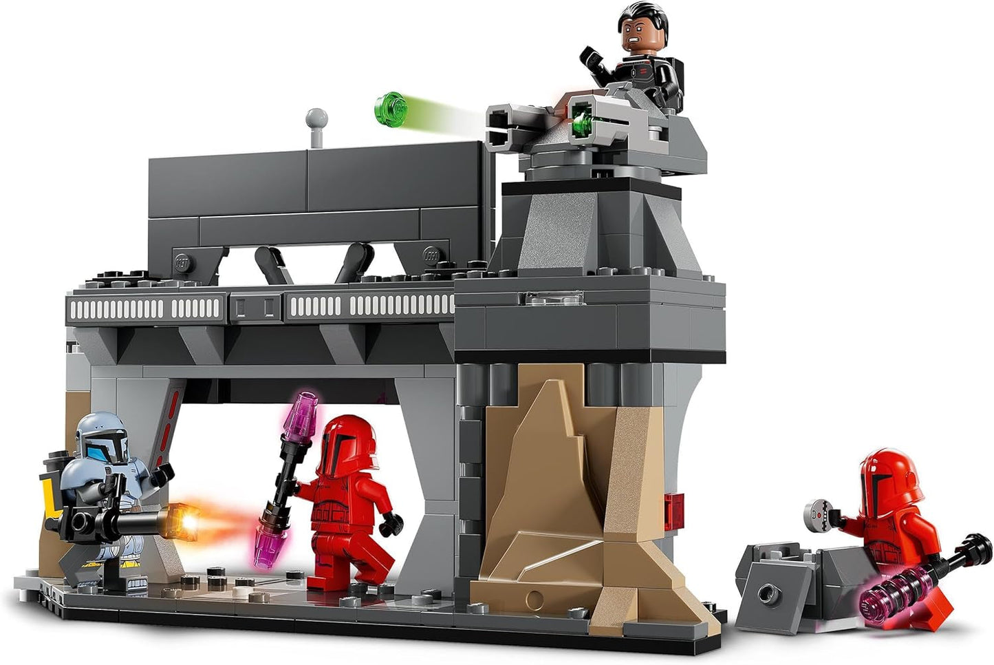 LEGO Star Wars: Mandalorianský souboj mezi Paz Vizslou a Moffem Gideonem, sběratelská stavebnice pro děti, nápad na dárek pro kreativní chlapce a dívky starší 7 let, mandalorianská hračka 75386 Stavebnice Beuche den LEGO-Store