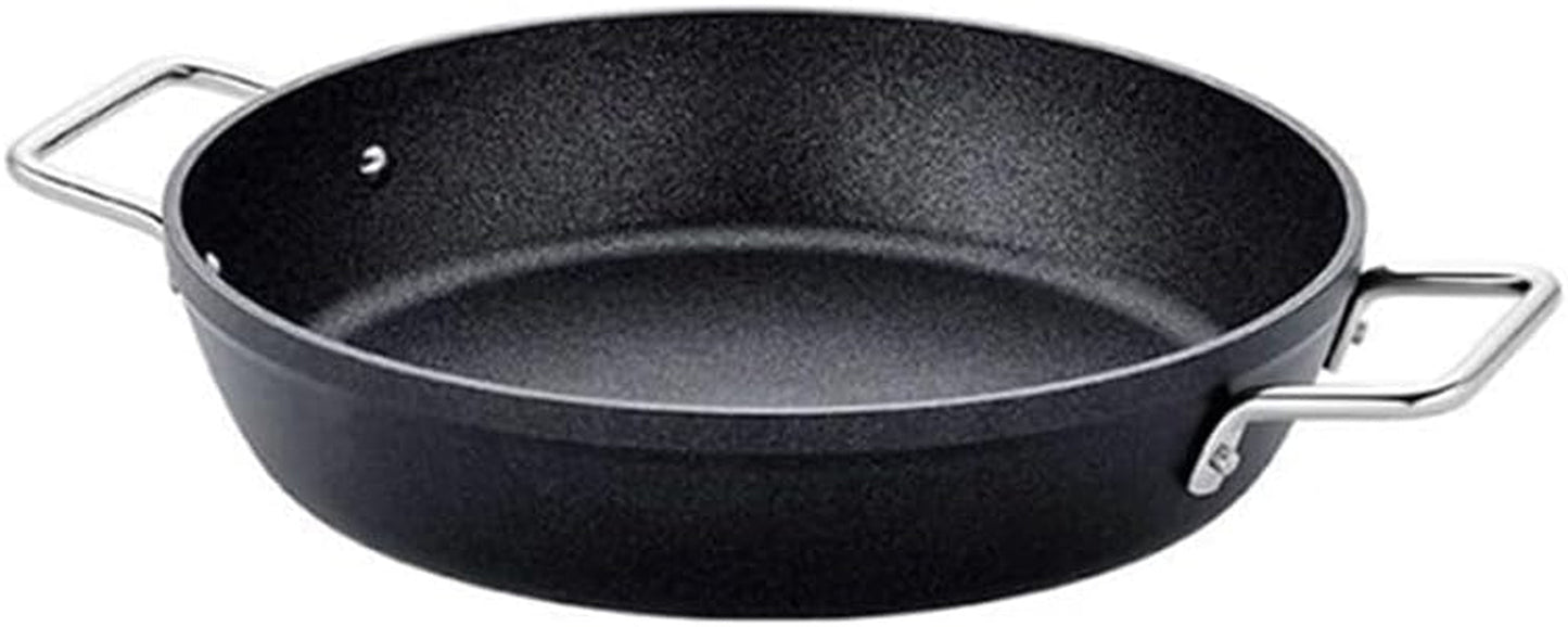 Fissler Adamant, servírovací pánev, hliník, nepřilnavý, vysoký okraj, odolný proti poškrábání - Indukční hrnce a pánve Naty Shop Nový model 28 cm