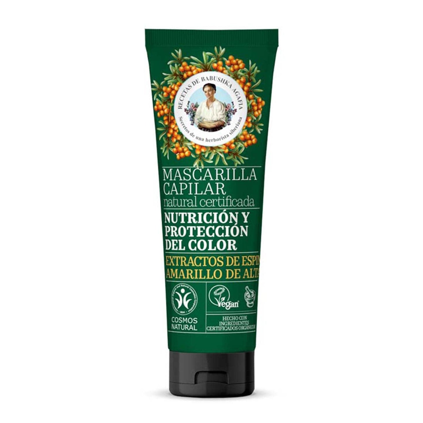 VEGAN výživná a barevná maska ​​na vlasy, 200 ml Naty Shop maska ​​na vlasy Výchozí název