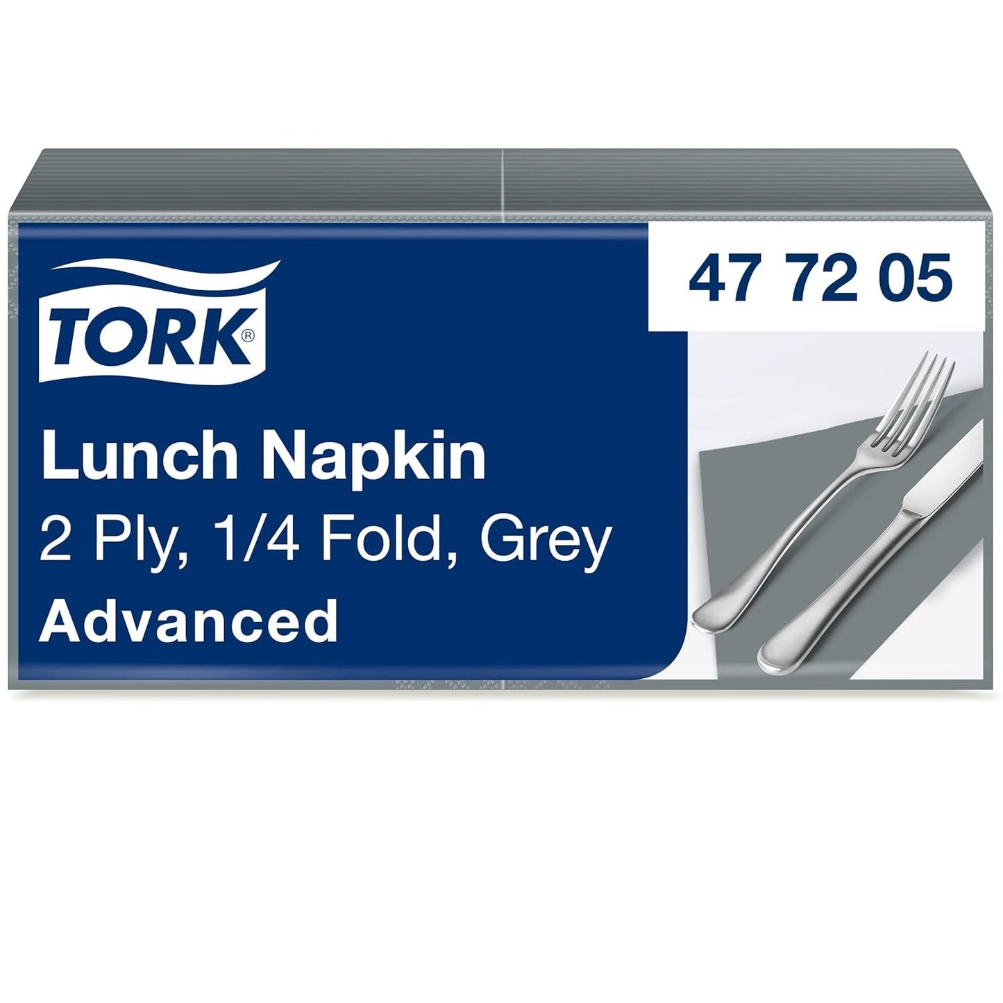 Tork 477840 Limetkové ubrousky na oběd / 2vrstvé ubrousky pro malá jídla nebo svačiny / Pokročilá kvalita / 10 x 200 (2000) papírové ubrousky / 32,6 x 33 cm (d x š) / 1/4 skládání