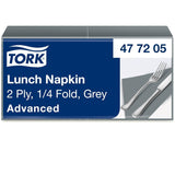 Tork 477840 Limetkové ubrousky na oběd / 2vrstvé ubrousky pro malá jídla nebo svačiny / Pokročilá kvalita / 10 x 200 (2000) papírové ubrousky / 32,6 x 33 cm (d x š) / 1/4 skládání