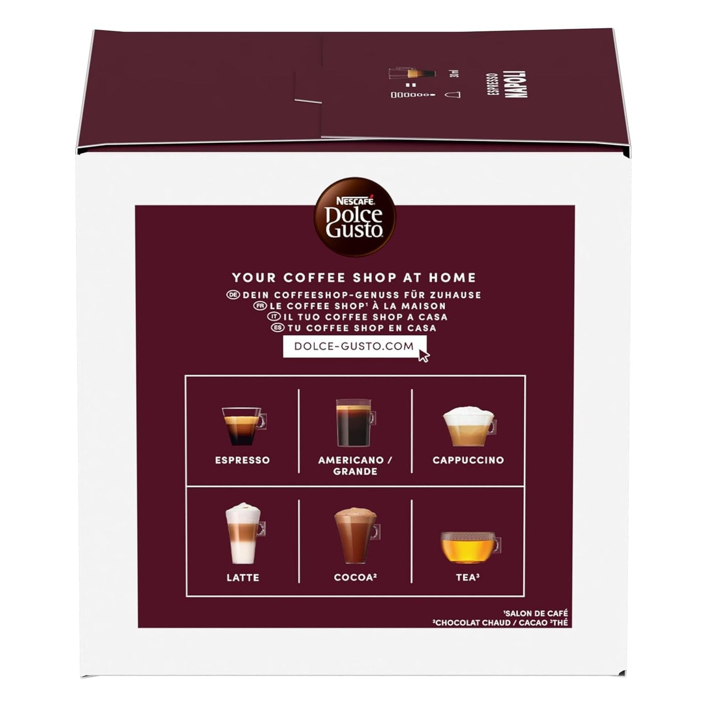 NESCAFÉ DOLCE GUSTO Inspirazione Italiana Espresso Napoli Kaffeekapseln 3er Pack (3 x 16 kapslí)