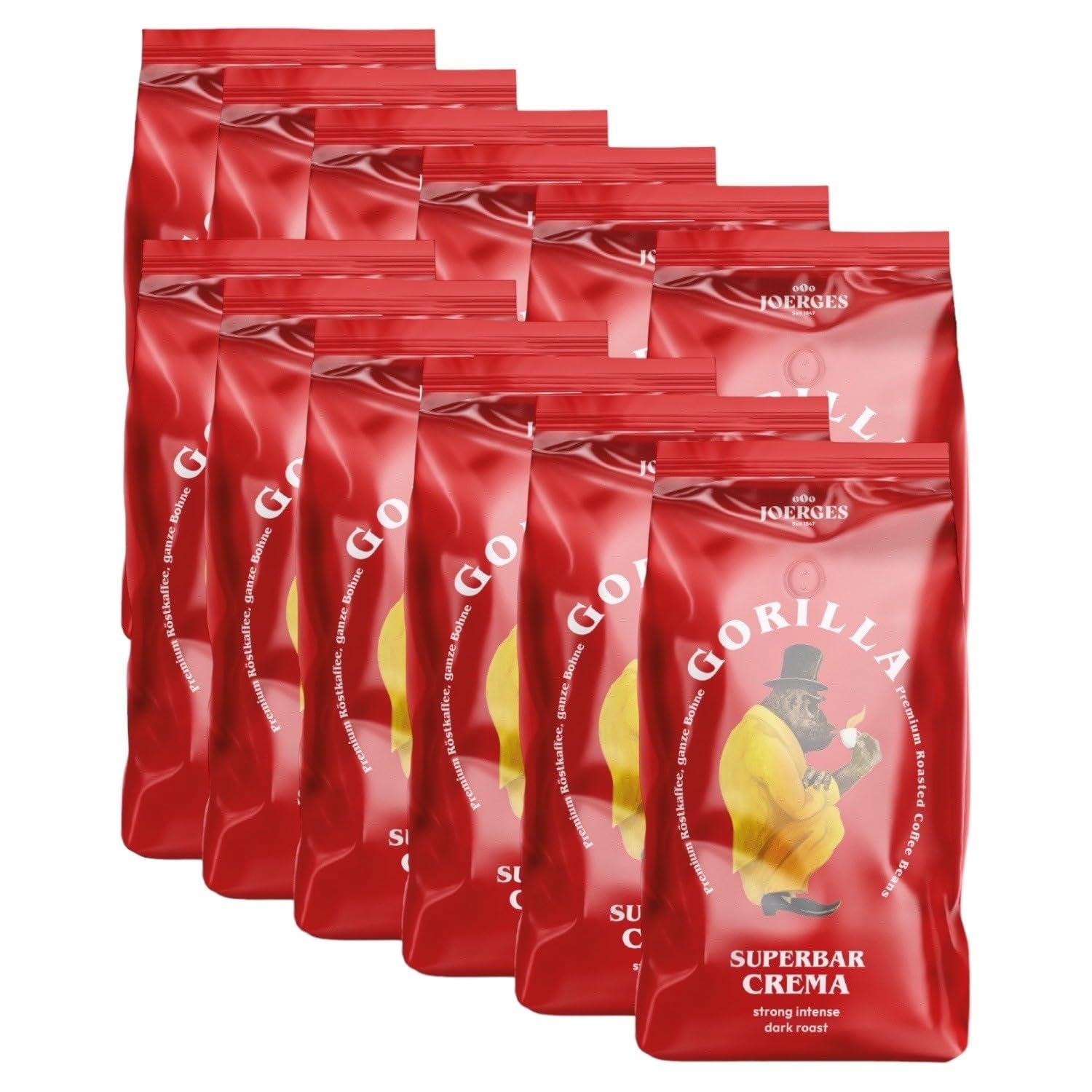 Gorilla Espresso Super Bar Cream 12 x 1kg, zrnková káva
