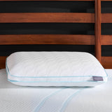 Polštář TEMPUR-PEDIC Tempur-Cloud Prohi Polštář, Paměťová pěna, Bílá/Opulentní zahrada, Polštáře King Standard Naty Shop