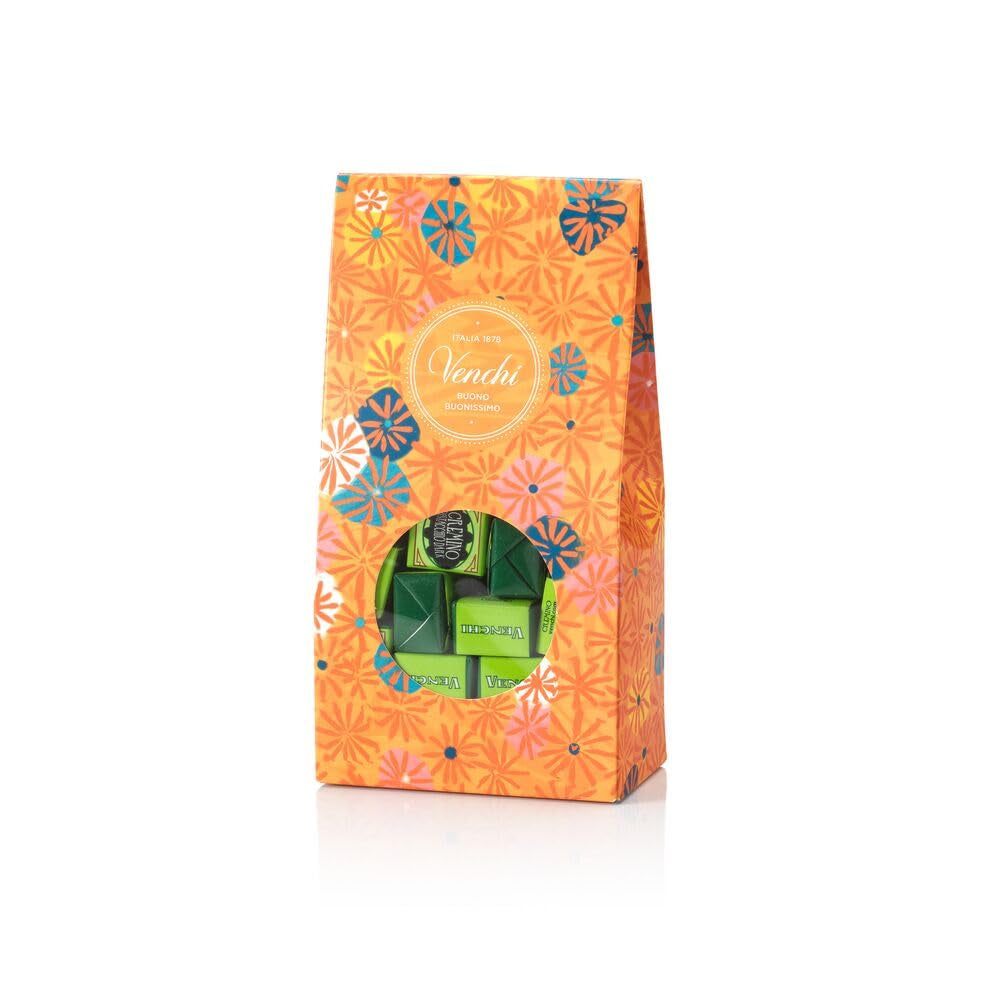 Venchi – Murrine s pistáciovými krémovými pralinkami, dárková krabička, bílá čokoláda, 305 g, bez lepku, bez umělých barviv, bez konzervantů – perfektní nápad na dárek
