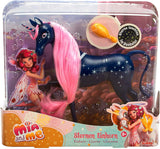 Simba 109483043 - Mia a já hvězdný jednorožec 25 cm, kůň na hraní se svítícími hvězdami na těle a kartáč na vlasy, věk 3+