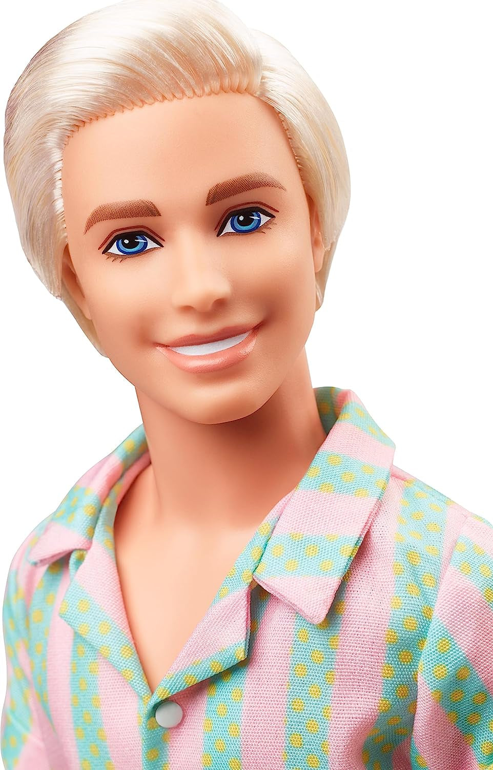 Barbie the Movie - Fanoušci filmů s panenkami, panenka Ken, sběratelská panenka se surfovacím prknem a teniskami, pohyblivé tělo, platinové blond vlasy, vhodné jako dárek pro 3leté děti, panenky HPJ97 Naty Shop