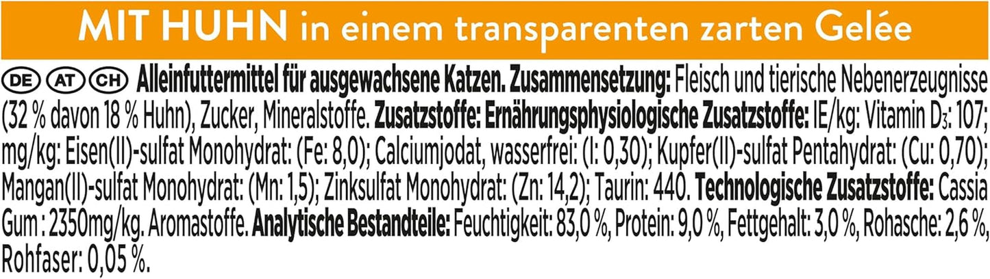 Revelations, Katzenfutter nass v Gelée, mit Huhn, 24er Pack (24 x 57 g)