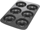Birkmann, Easy Baking, Donutblech, Backform Für 6 Donuts, Mit Hochwertiger Antihaftbeschichtung, Ø 9 Cm, Mit Rezept, 881631 Formy a plechy na pečení Naty Shop 6Er Donut-Blech