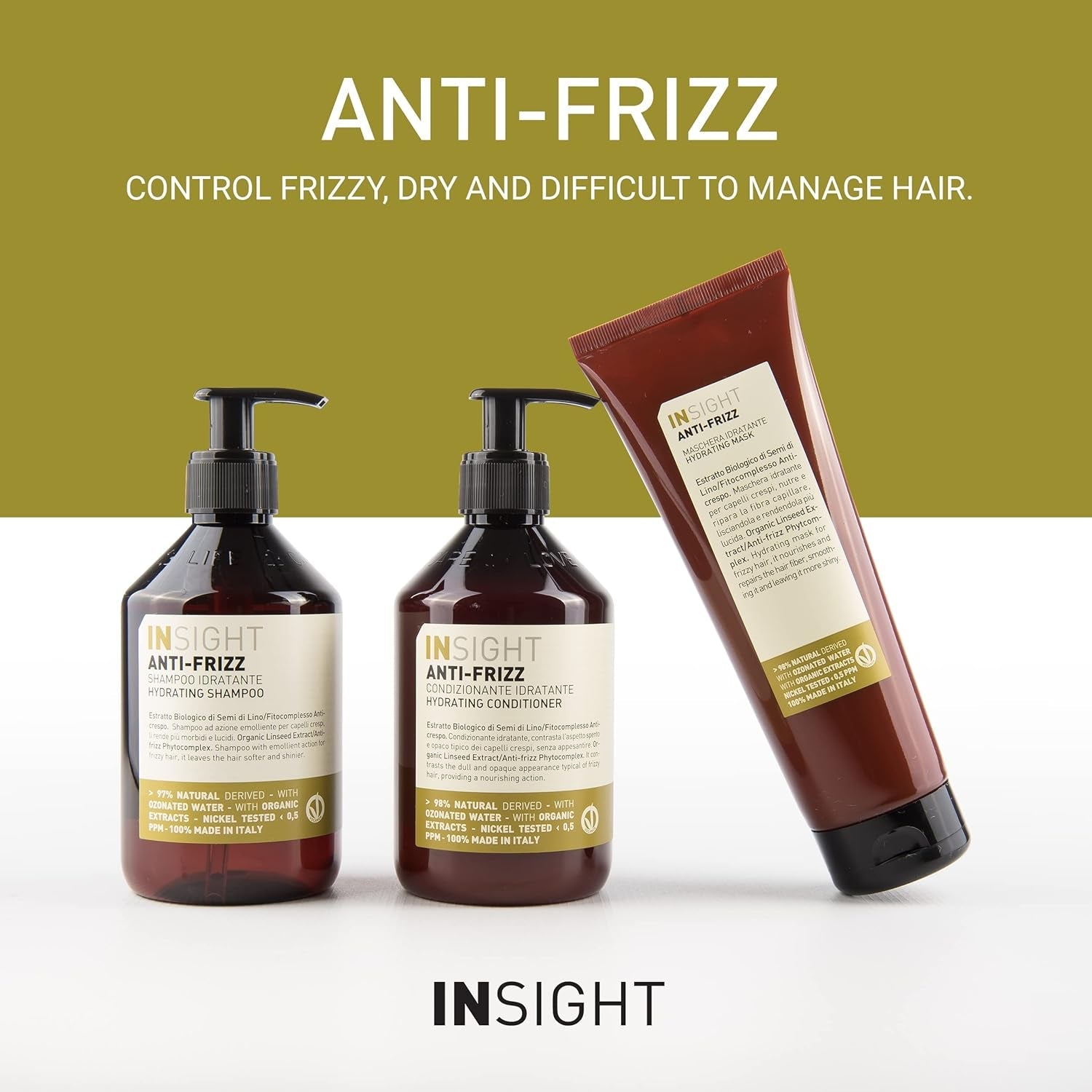 ANTI-FRIZZ MOISTURIZING MASK 250 ml Naty Shop maska na vlasy