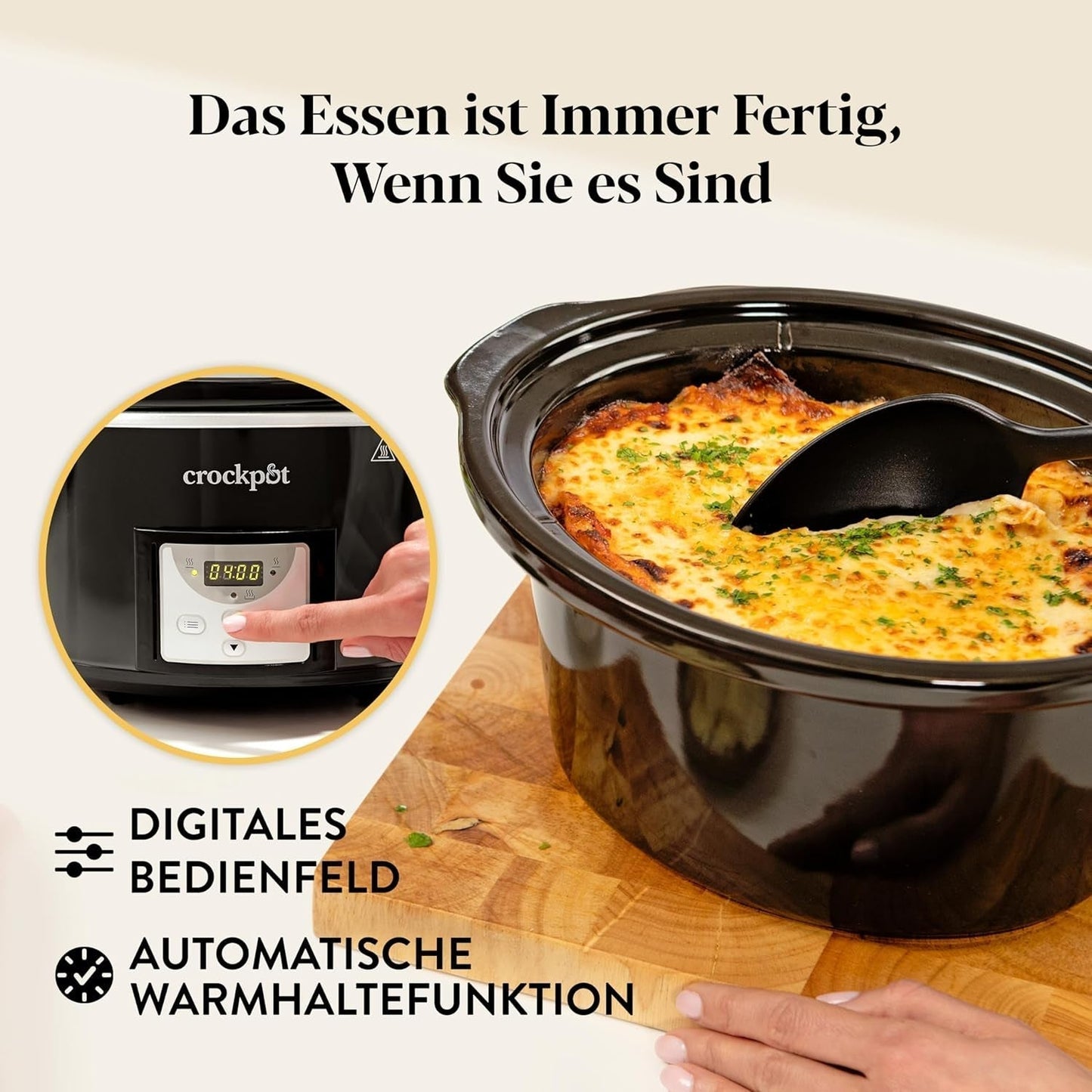 Digitální pomalý hrnec Crockpot, 3,5 l (3 až 4 osoby), CSC113X pomalý hrnec Naty Shop