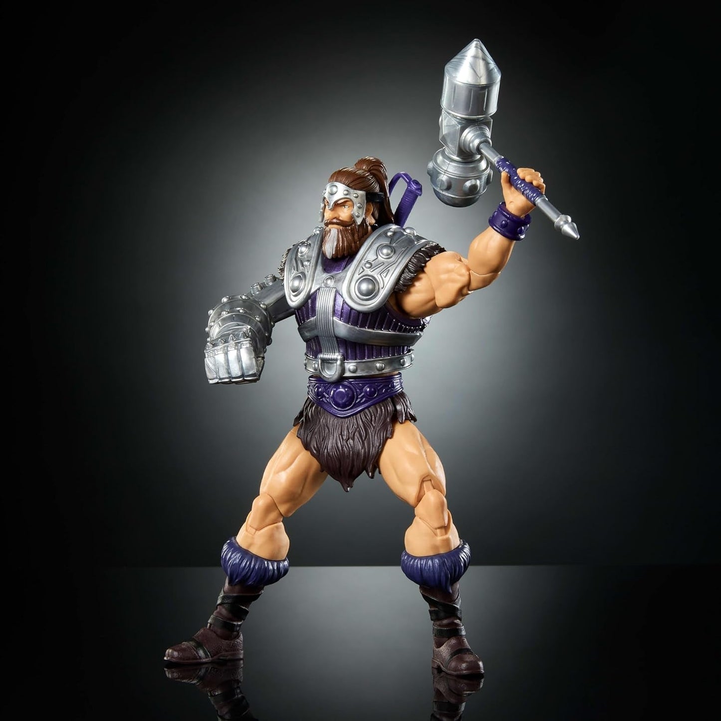 Masters of the Universe Mistrovská akční figurka Přibl. 18 cm, New Eternia Fisto, MOTU Toy Hero With Iron Fist, 30 bodů pohybu, JBP76, [Vícebarevné] Akční figurky Naty Shop