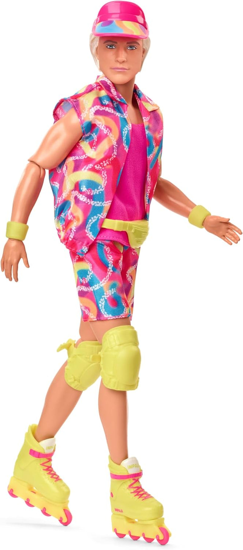 Filmová sběratelská panenka Barbie Ken s oblečením v retro stylu a kolečkovými bruslemi, JBJ51, [vícebarevné]