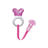MAM Mini Cooler & Clip, párátka a klip, kousací kroužek, růžová