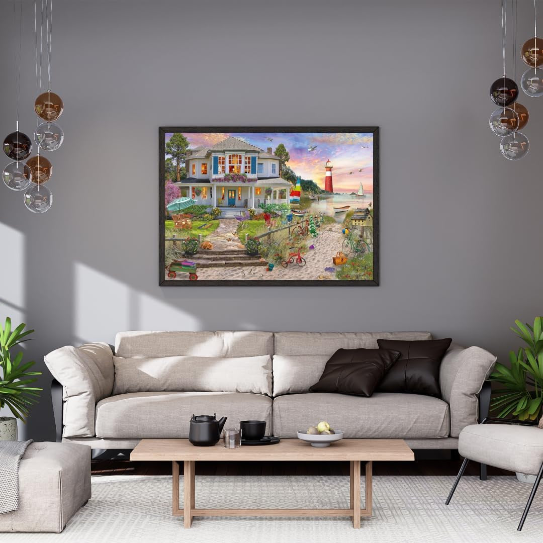 Schmidt Spiele Plážový domek, skládačka 1 000 dílků Puzzle Naty Shop
