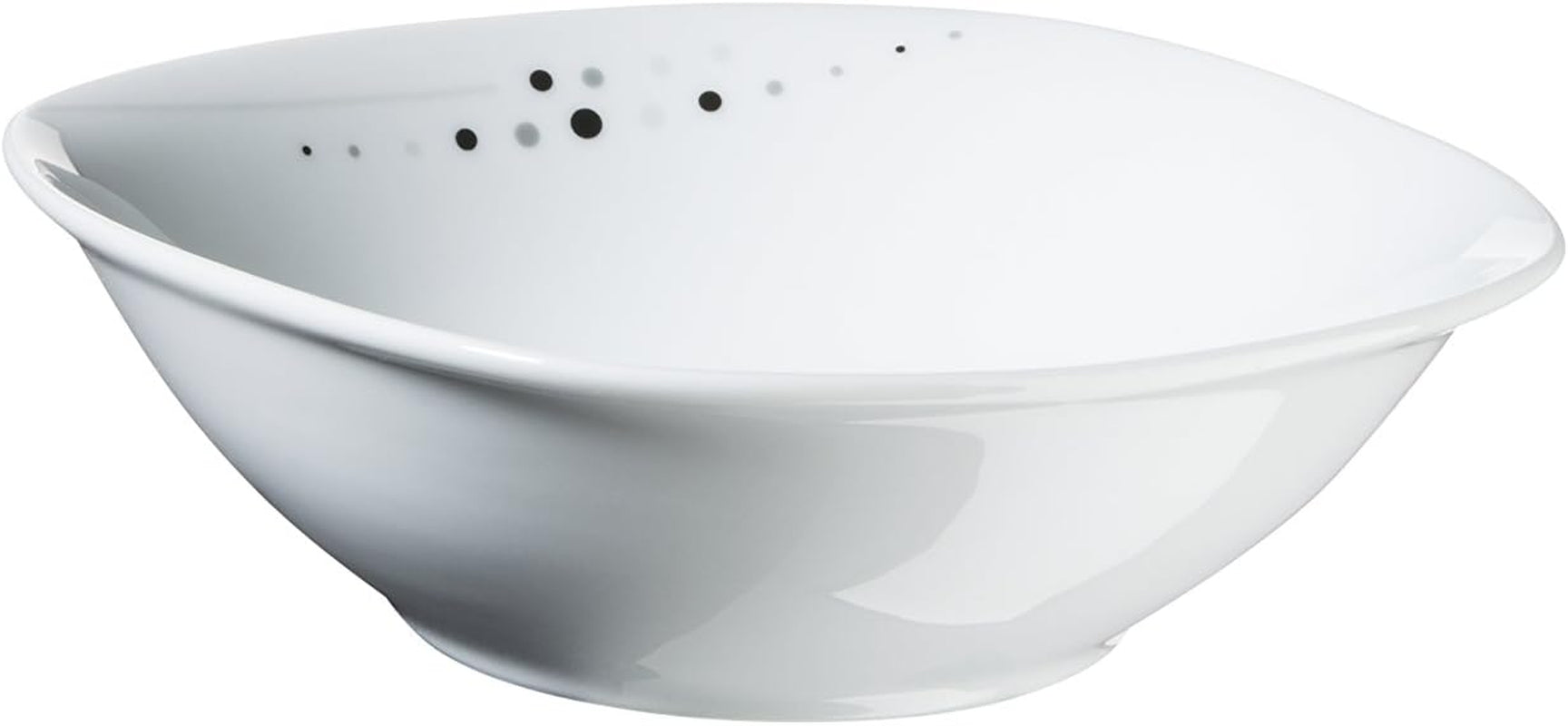 Mäser Fadilla Series 42dílná sada kombinovaného nádobí Sada porcelánového nádobí pro 6 osob Bílá Černá Šedá