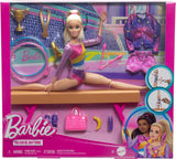 Zábavná herní sada Barbie Gymnastics s kladinou a 10+ tematickými dílky pro vítězné příběhy, HRG52