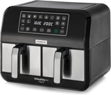 Kenwood Khealthy Twin Airfryer, 8L (2X4L), dvoukomorová, 8 programů, funkce Dual Cook & Sync Finish, dotyková obrazovka Spotřebiče Naty Shop Výchozí název