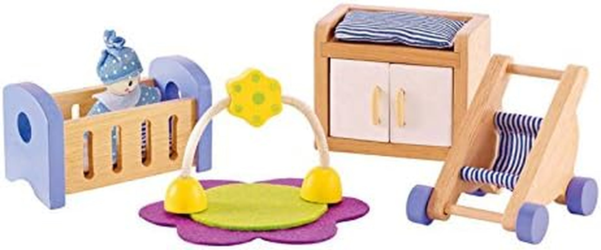 Hape E3459 - Dětský pokoj, malé domečky pro panenky Naty Shop