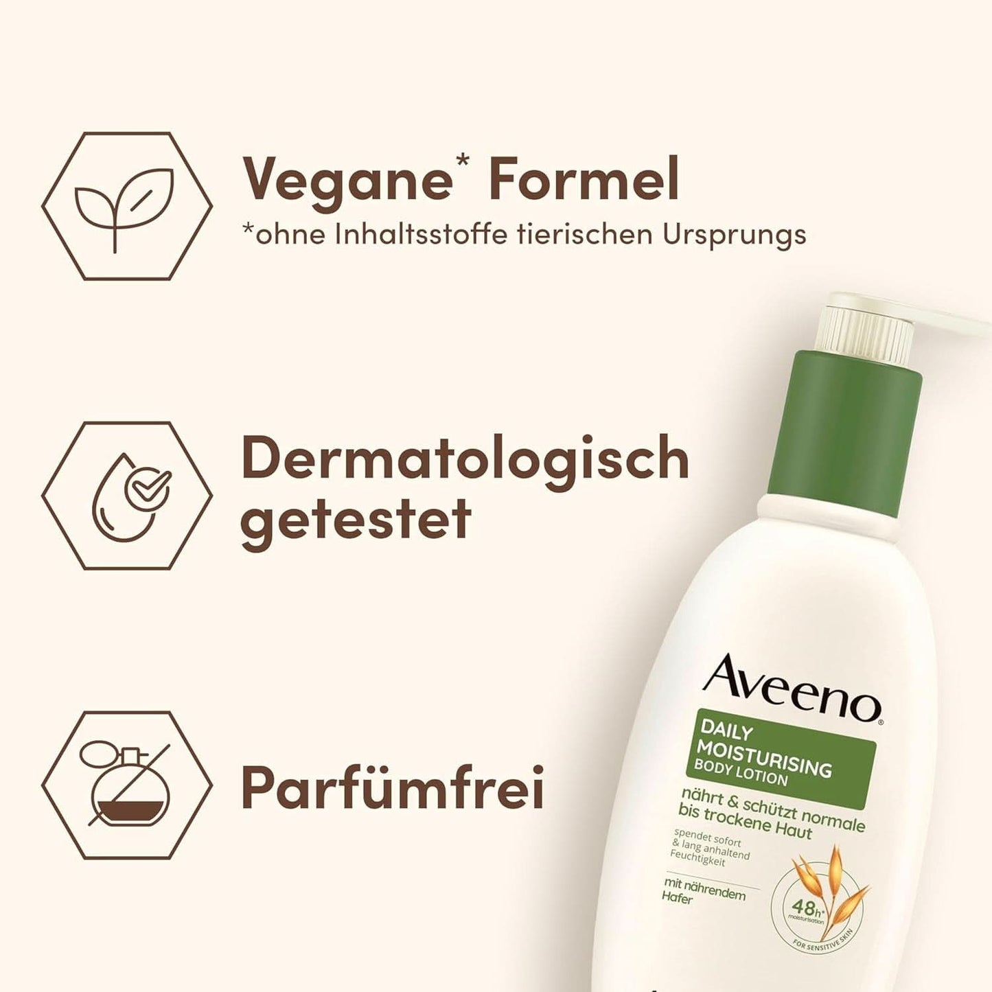 Aveeno Daily Moisturizing Body Lotion, 300 ml Kosmetika a kosmetika Naty Shop