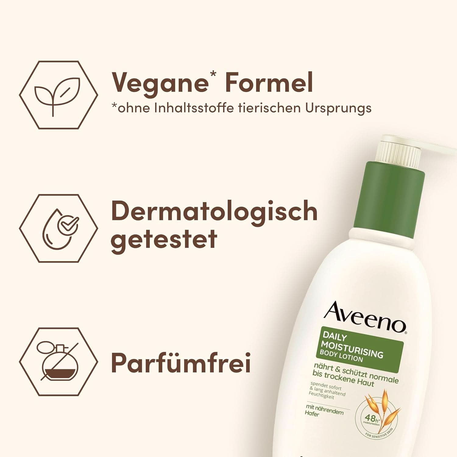 Aveeno Daily Moisturizing Body Lotion, 300 ml Kosmetika a kosmetika Naty Shop