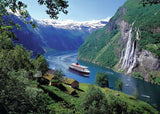 Puzzle Ravensburger 12000475 - Norský fjord - 1000 dílkové puzzle pro dospělé a děti od 14 let, Norské puzzle na šířku Puzzle Naty Shop