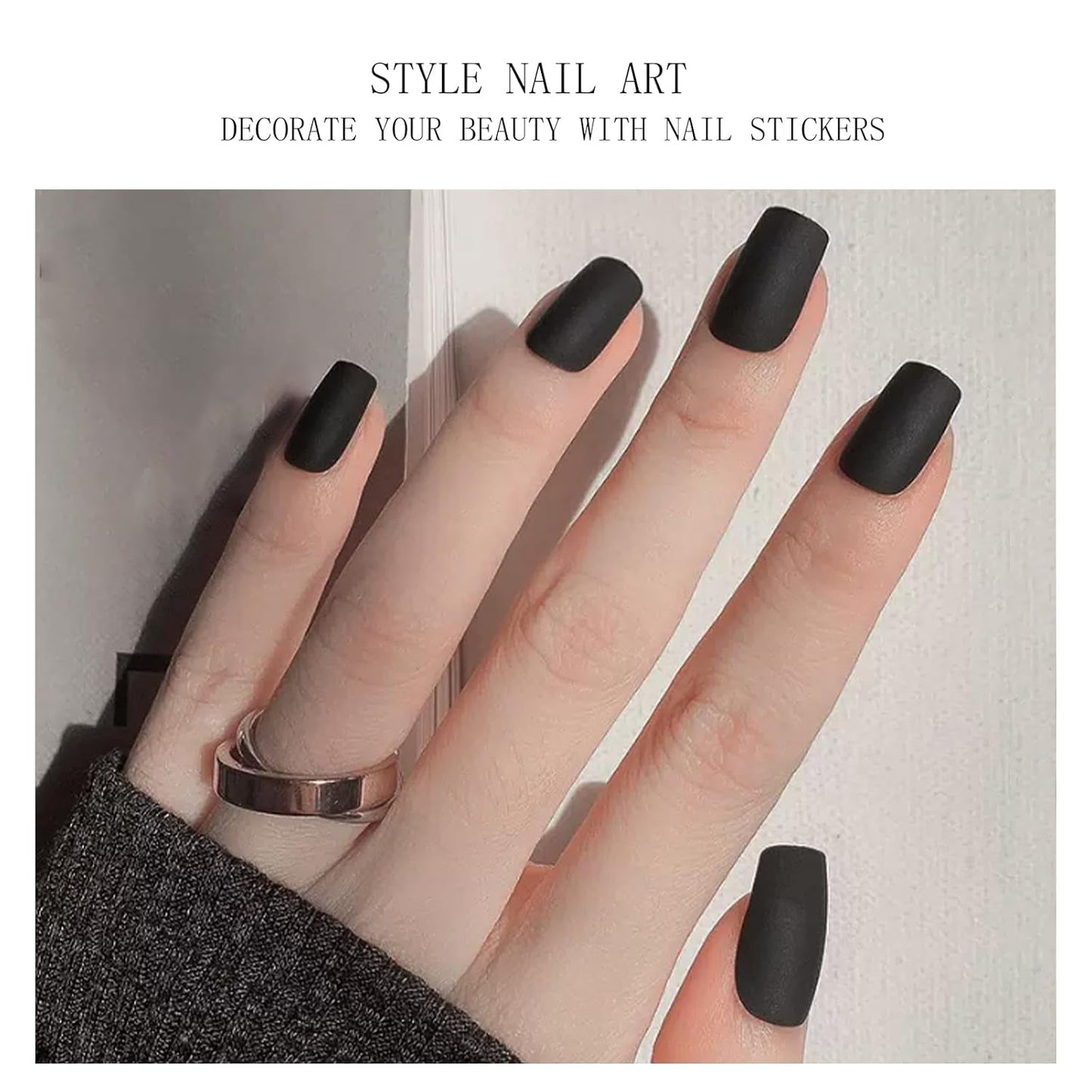 JMEOWIO Nagelfolie UV Härtend Karbon Schwarz Halloween UV gelové proužky na nehty Nálepka na nehty Nagelaufkleber Nail Art Dekoration Nageldesign Zubehör