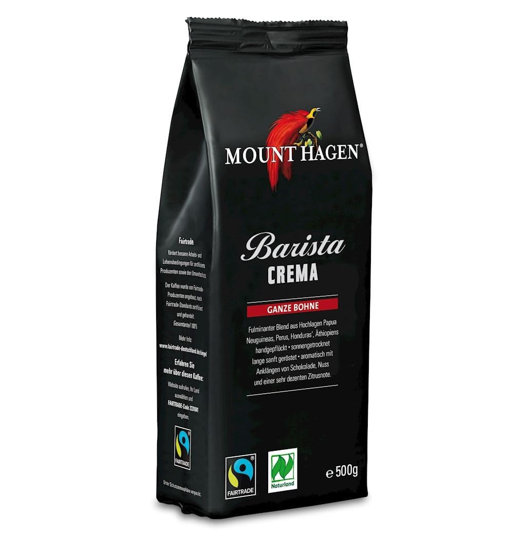 Barista smetanová káva celozrnná BIO FT Naturland 500g