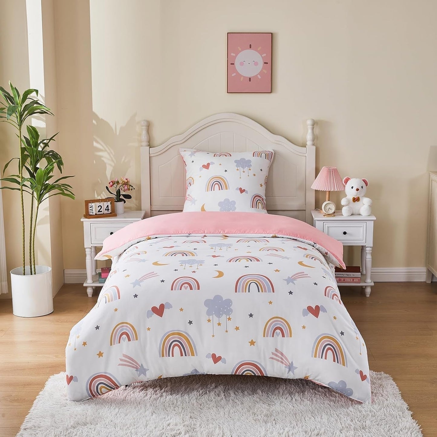 Dětské povlečení, Rainbow, mikrovlákno Povlečení - dětské Naty Shop