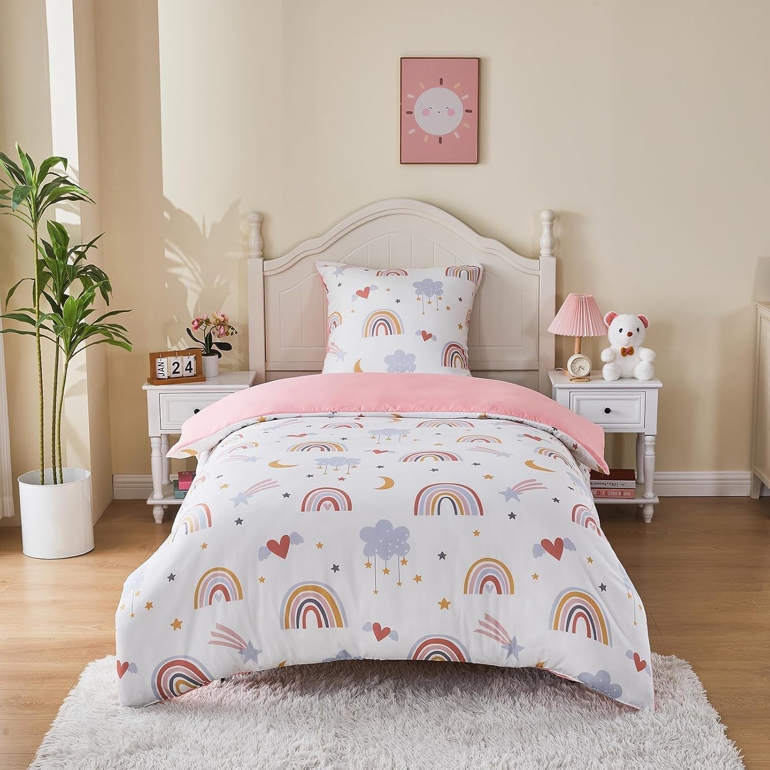 Dětské povlečení, Rainbow, mikrovlákno Povlečení - dětské Naty Shop