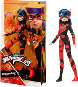 Bandai - Miraculous Ladybug - Panenka Marinette Color Change Surprise - Miraculous Jointed Doll, 26 cm + 3 překvapení - náhodný vzor - P50390 Naty Shop Dragon Bug Dolls
