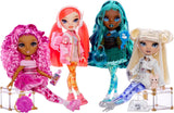 Panenka Rainbow High Sparkle & Shine - Misty - 28 cm módní panenka s tyrkysovými vlasy a kouzelnými bublinami ve stoje Barevné oblékání a hraní Sběratelská po dobu 4–12 let