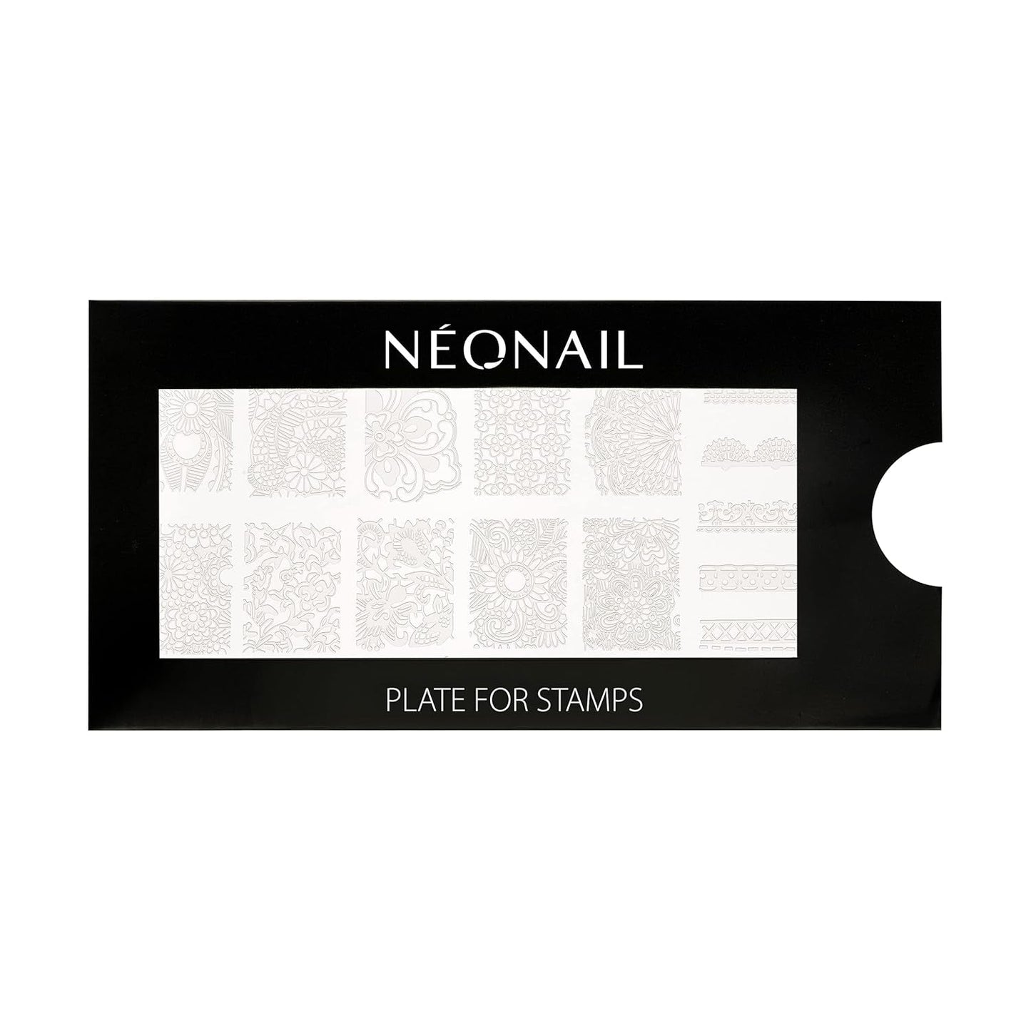 NÉONAIL Nagel Stempel Mit Schaber - Nägel Selber Machen - Razítko na nehty - Nageldesign Für Nagel Schablone - Francouzské nehty Stempel - Silikon Nagelstempel