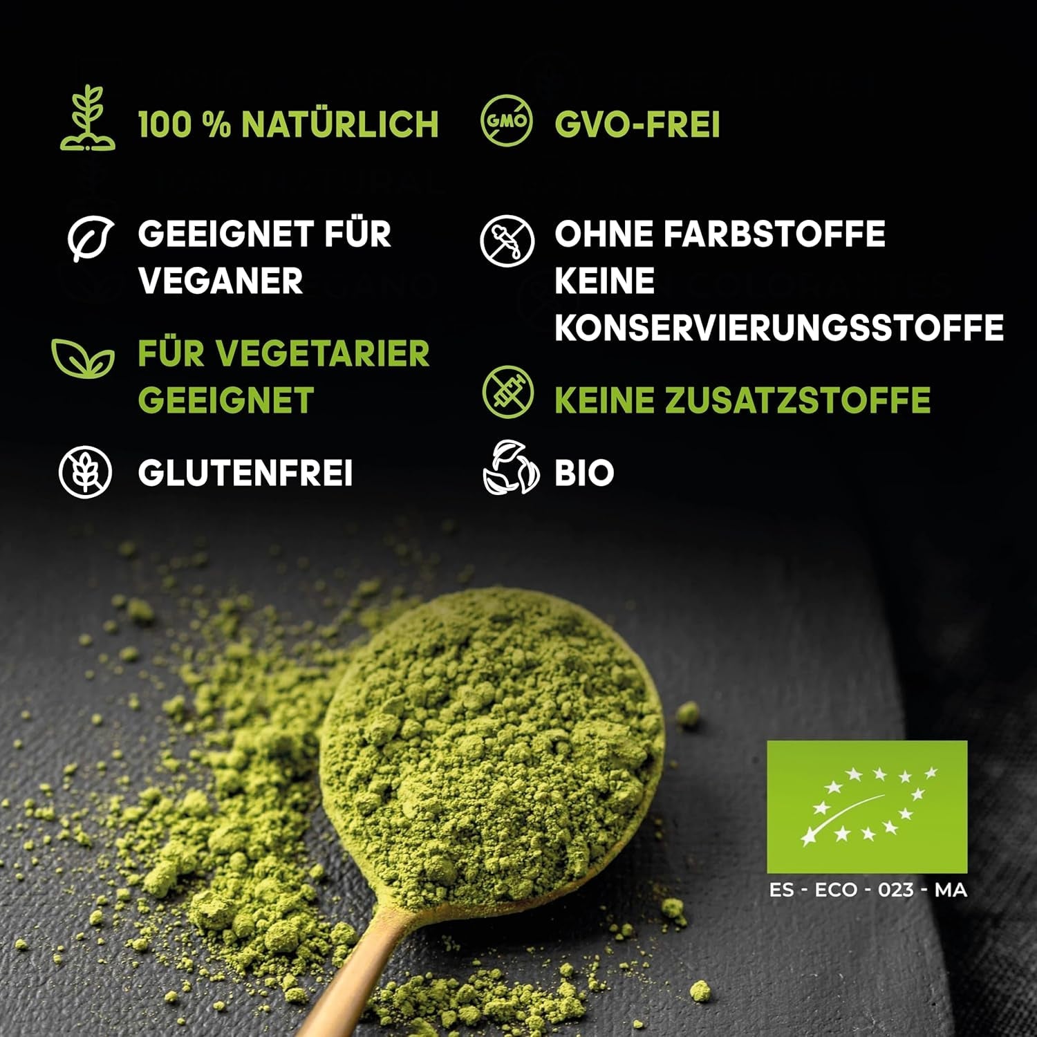 Japonský čaj Matcha, prémiová kvalita, prášek. 100% přírodní. Reduktor zeleného čaje, silný detoxikátor a antioxidant. Čistě pěstovaná matcha - Původ: Japonsko (100 g)