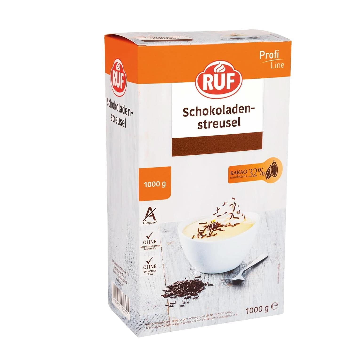 RUF duhové cukrové sypání, 1 kilogramové sypání Naty Shop čokoládové nudličky