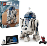 Sada modelů LEGO Star Wars R2-D2 pro děti Chlapci Dívky Sestavitelná figurka droida s minifigurkou Dartha Maleka 25. výročí a kolekce dekoračních talířů Nápad na dárek 75379 Stavebnice Besuche den LEGO-Store Single
