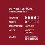 Schwiizer Schüümli Intenso, kapsle, mletá káva 1kg - Intenzita 4/5 - UTZ certifikát (balení 4 ks)