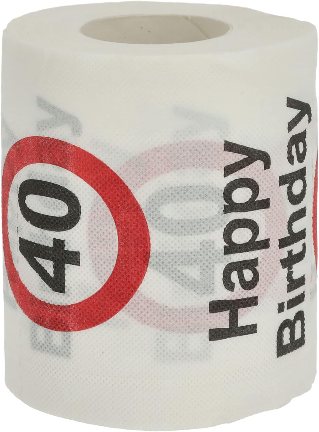 Sada 4ks toaletních papírů "Happy 40th birthday" │40th birthday 24 metrů 2-látky 180Gr/Qm │ Toaletní papír motiv toaletní papír (4 X toaletní papír 40)