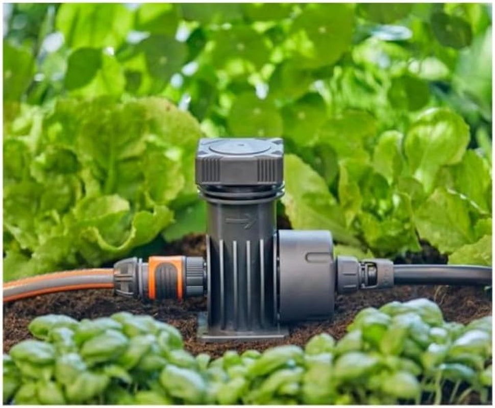 Závlahový systém Gardena Micro-Drip Basic Unit 2000: Základní jednotka pro snížení tlaku, průtok vody cca. 2 000 l/h, technologie rychlého a snadného připojení (1354-20)