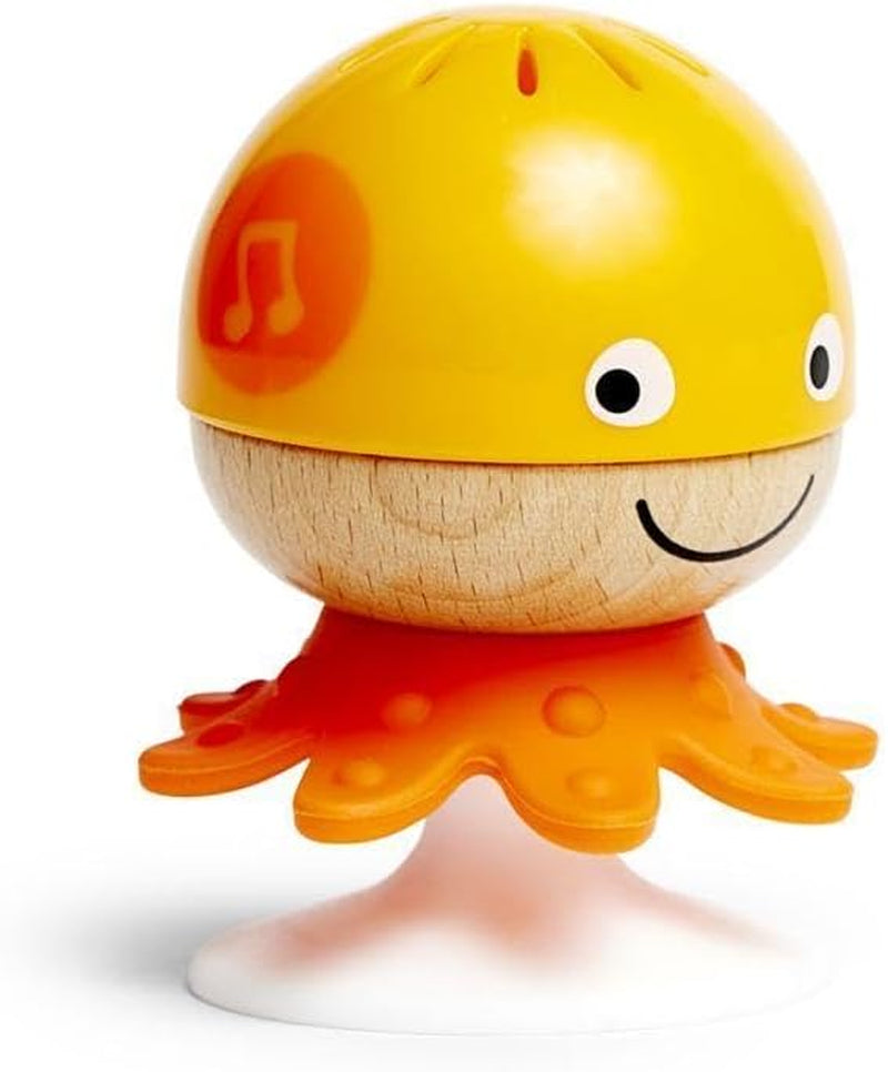 Sada chrastítek s přísavkou Hape | Tři zvířata s prvky kousacího kroužku, želva, chobotnice a velryba | Učící hračka od 0 měsíců Bebe Toys Naty Shop