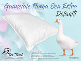 Polštář Dolomiti Tex Tirol, prachové peří, husí peří standardní polštáře Naty Shop