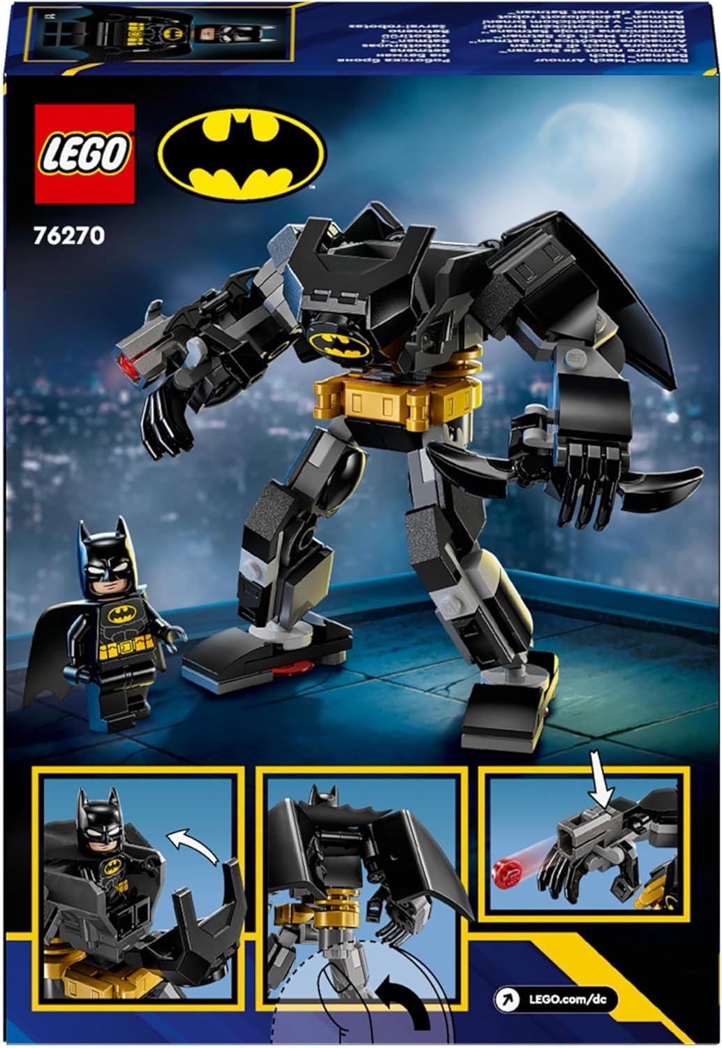 LEGO 76270 DC Comics SUPER Heroes Batmanâ"¢ Stavebnice Mech Besuche den LEGO-Store