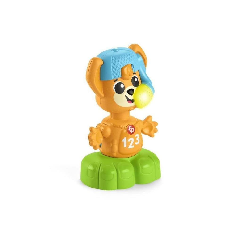 Hračka Fisher-Price Sync Squad na lišku, hračka pro kojence a batolata s hudbou a interaktivními světly, od 9 měsíců, francouzská verze, HYK94 Jucarii Bebe Naty Shop