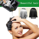 Okamžitá barva vlasů Šampon pro černé vlasy vydrží 30 dní Přírodní přísady Naty Shop Hair Dye