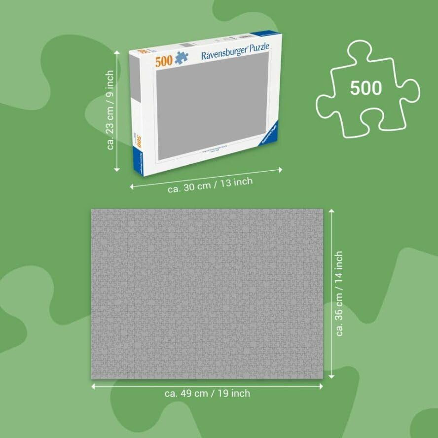 Ravensburger Puzzle 12000201 - Jezero Como, Itálie - 500dílné puzzle pro dospělé a děti od 10 let, puzzle na šířku s italskými motivy Puzzle Naty Shop