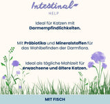 Almo Nature Functional - Intestinal Help - Mokré krmivo pro dospělé a zralé kočky s citlivými střevy - s rybami - podporuje mikrobiom - 70 g (balení 30 ks)