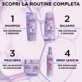 L'Or?al Paris Elvive Hydra Hyaluronic Maschera 72H Booster di Idratazione 300 ml Maska na vlasy Naty Shop